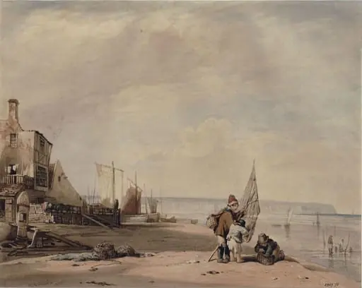 Juvenile Shrimpers, Deal, by William Collins