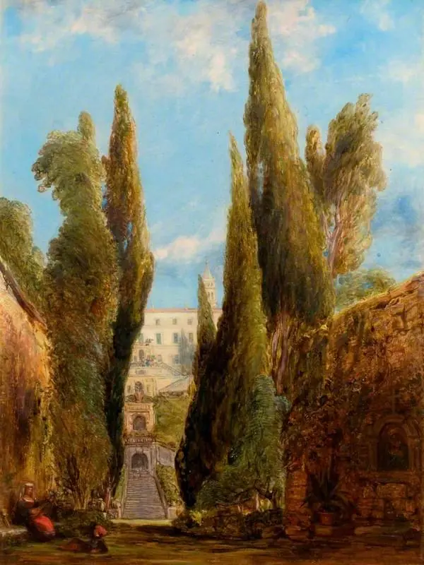 The Villa d'Este, Tivoli, by William Collins