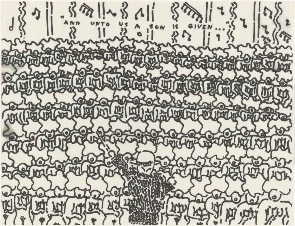 Untitled, by William Copley, 1991