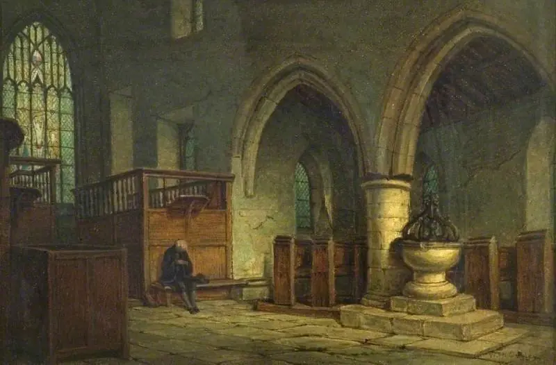 The Chapel, Haddon Hall, Derbyshire, by William Cubley