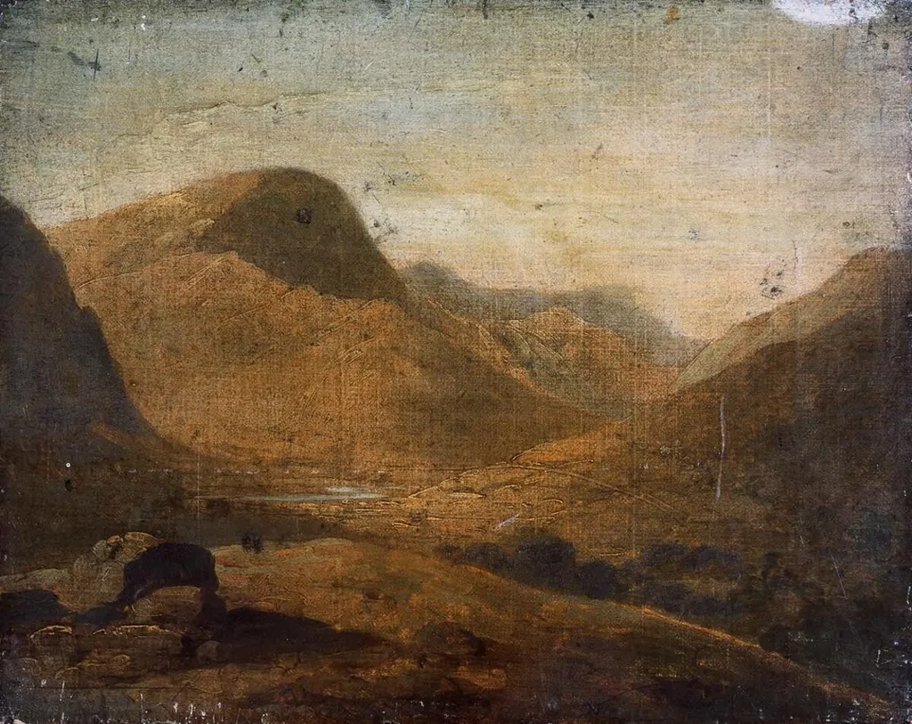 Cape Ryder, Wales, by William Danby, oil, 1820