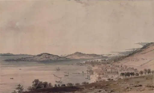 Islands Khalxi and Prinkipos, Sea of Marmora, by William Daniell