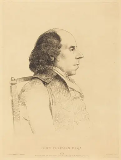 John Flaxman, by William Daniell