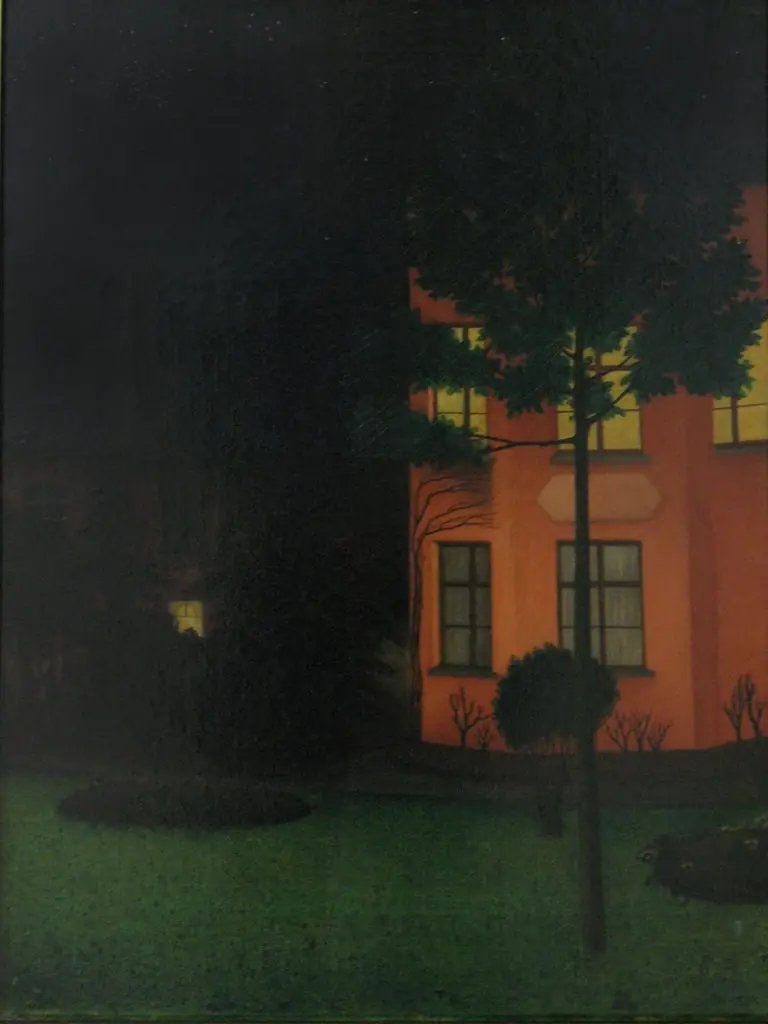The blind house, by William Degouve de Nuncques