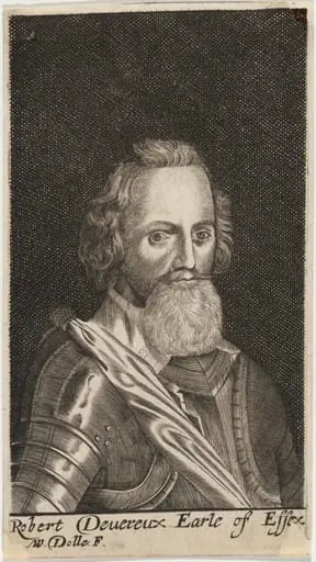 Robert Devereux, Second Earl of Essex, by William Dolle