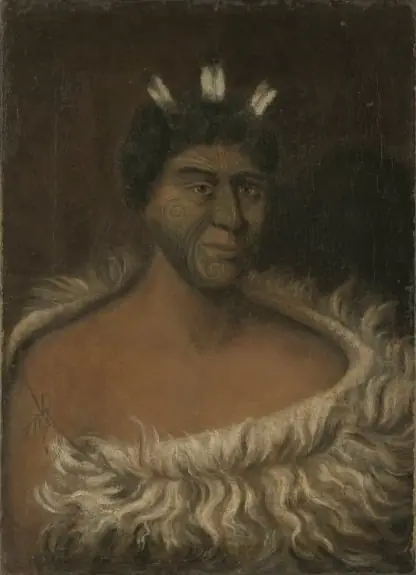 Portrait of Hone Heke, by William Duke