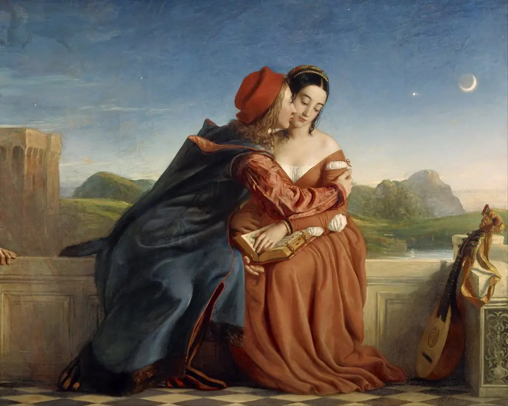 Francesca da Rimini, by William Dyce, 1837