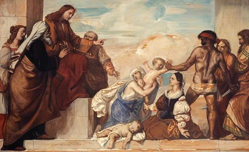The Judgement of Solomon, by William Dyce, unspecified, 1836