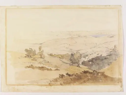 The Sea of Galilee from the heights of Safad, by William Edward Dighton