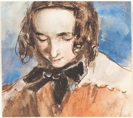 Girl with a Bow, by William Edward Frost