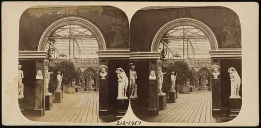 Crystal Palace: View from the Roman Court', by William England