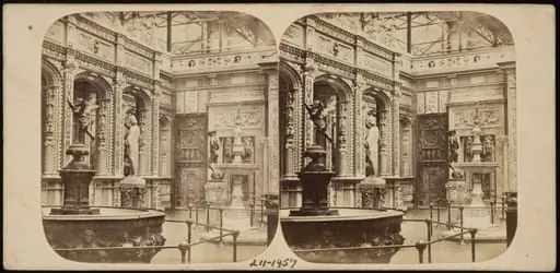 Crystal Palace: View in the Renasissance Court, by William England