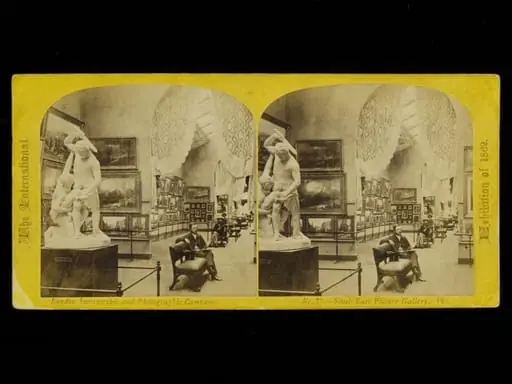 Stereoscopic photograph of the 1862 International Exhibition, by William England