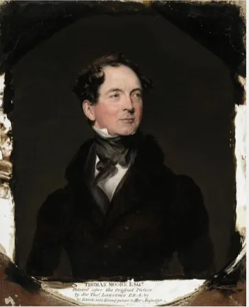 Thomas Moore, Poet, by William Essex, unspecified, 1838