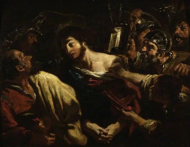 Copy of Guercino's 'Taking of Christ', by William Etty