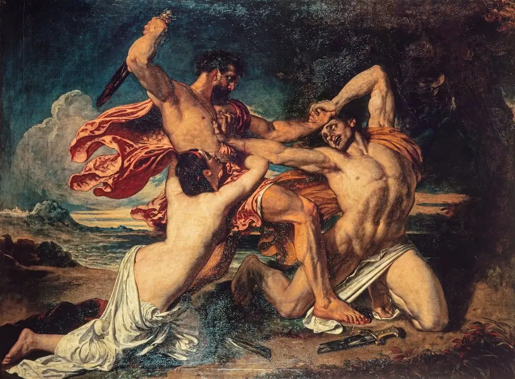The Combat: Woman Pleading for the Vanquished, by William Etty