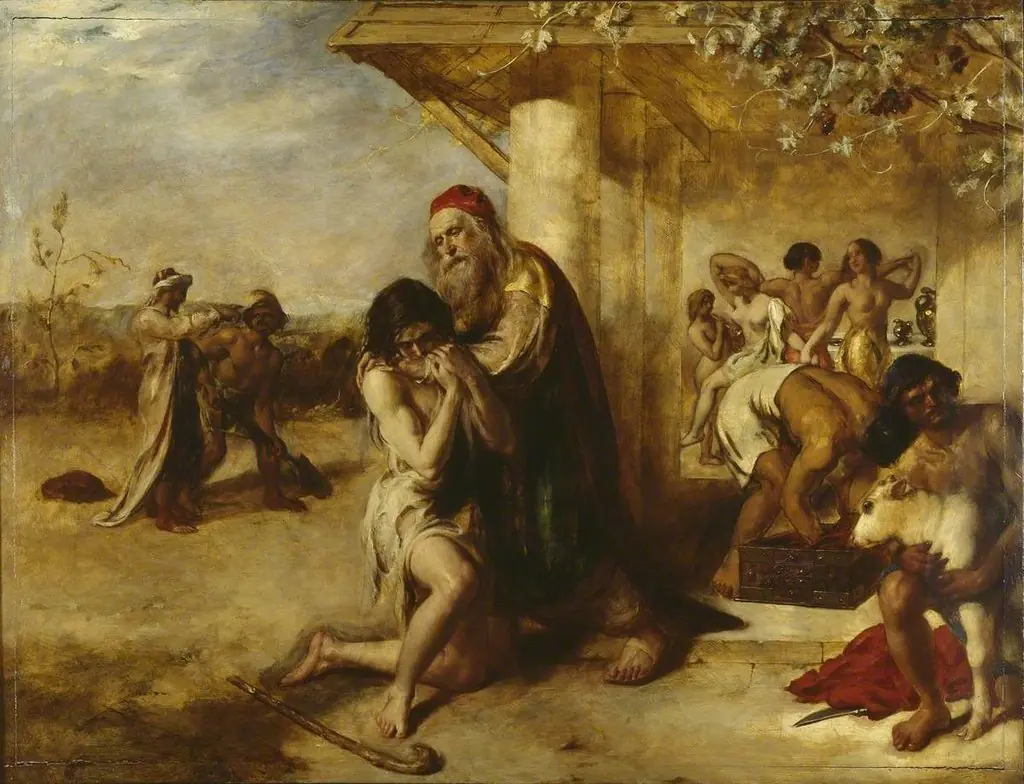 The Repentant Prodigal's Return to his Father, by William Etty