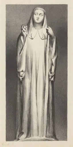 Figure from Peterborough Cathedral, by William Fairland