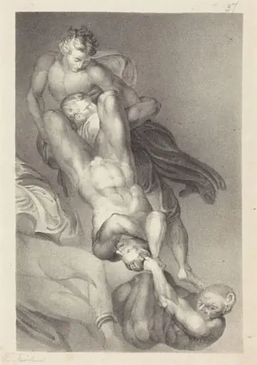 Part of the Last Judgment from Michael Angelo, by William Fairland