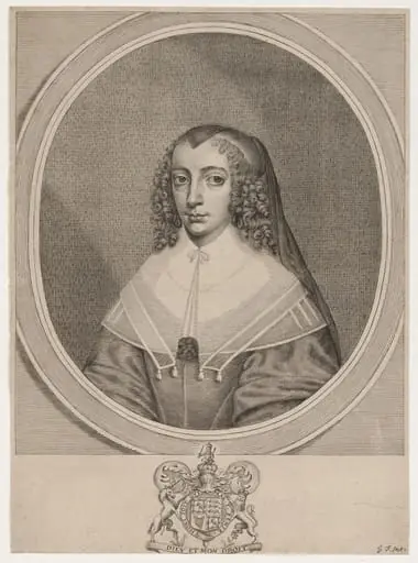 Henrietta Maria, by William Faithorne
