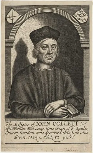 John Colet, D.D., by William Faithorne
