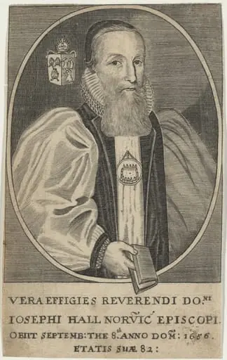 Joseph Hall, Bishop of Norwich, by William Faithorne