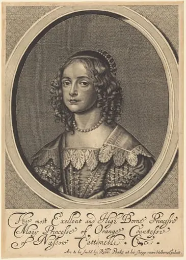 Mary, Princess of Orange, by William Faithorne