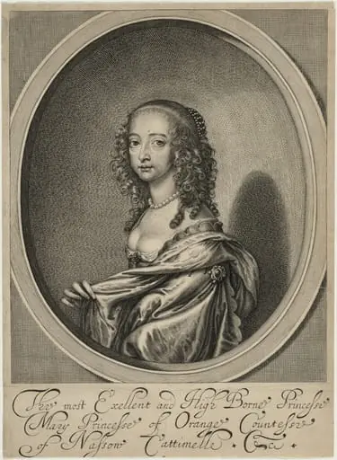 Mary, Princess of Orange, by William Faithorne