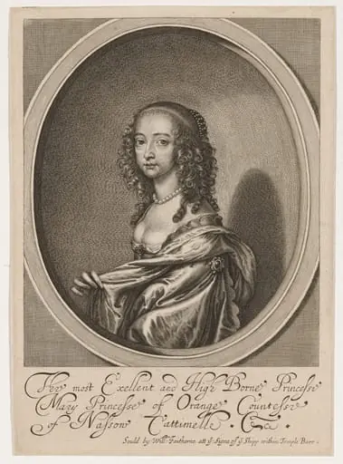 Mary, Princess of Orange, by William Faithorne
