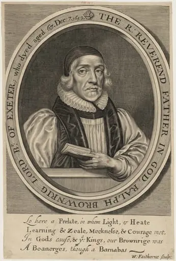 Ralph Brownrig, by William Faithorne