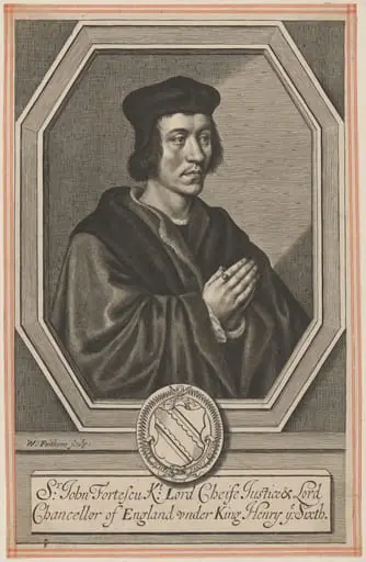Sir John Fortescue, by William Faithorne