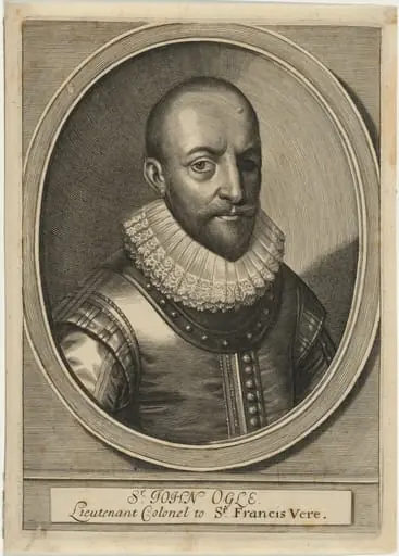 Sir John Ogle, by William Faithorne