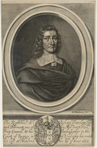 Sir Richard Fanshaw, Bart., by William Faithorne