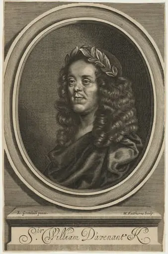 Sir William Davenant, by William Faithorne