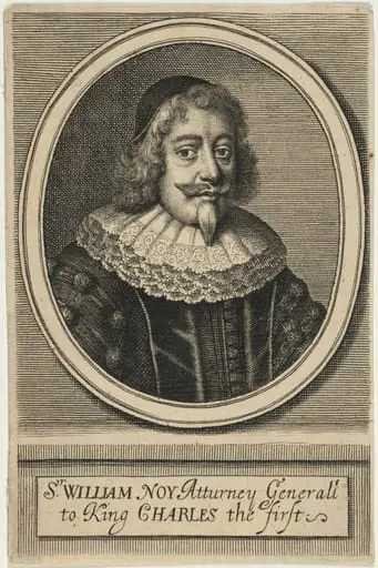 Sir William Noy, by William Faithorne