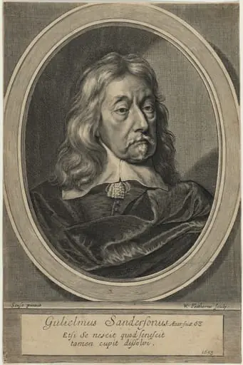 Sir William Sanderson, by William Faithorne