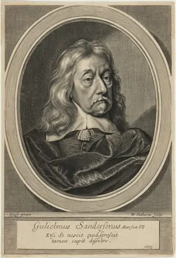 Sir William Sanderson, by William Faithorne