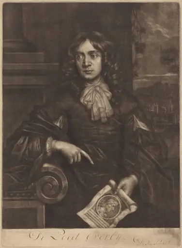 Thomas Flatman, by William Faithorne
