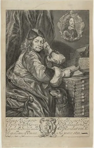 Thomas Killigrew, by William Faithorne
