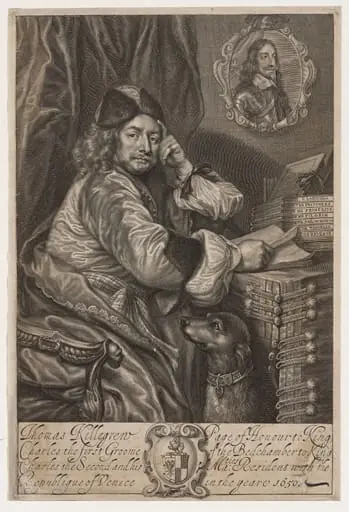 Thomas Killigrew, by William Faithorne