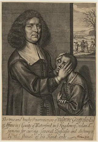 Valentine Greatrakes, by William Faithorne, 1666