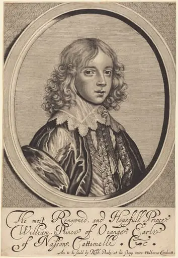 William II, Prince of Orange, by William Faithorne