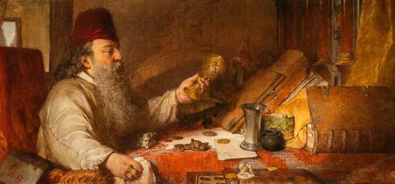 Bric-a-brac, by William Fettes Douglas, oil, 1862