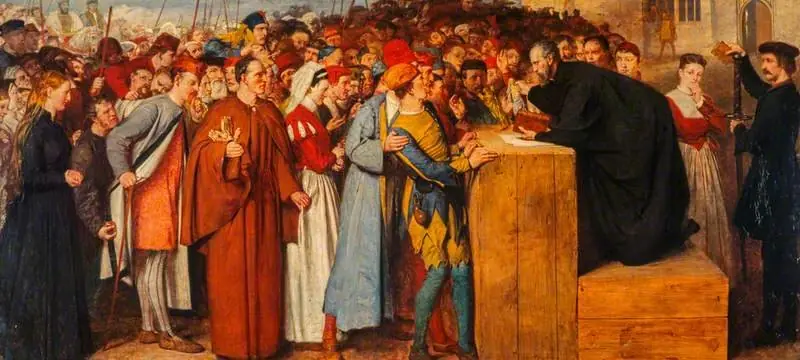 Wishart Preaching against Mariolatry, by William Fettes Douglas