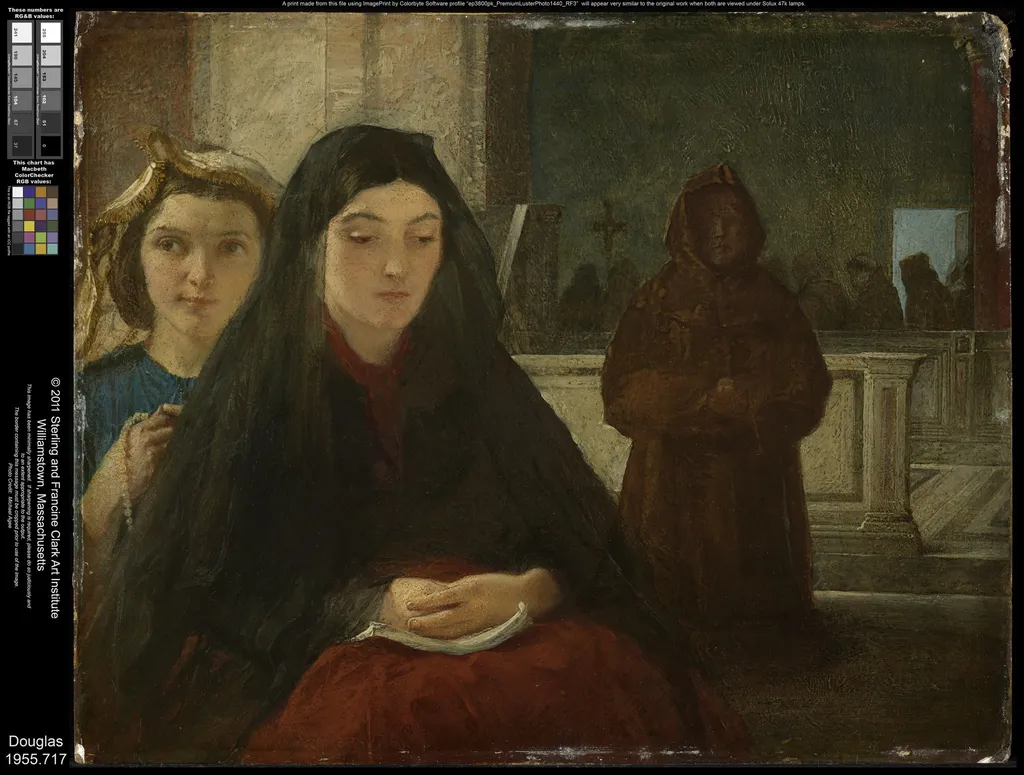 Women in Church, by William Fettes Douglas, unspecified, 1866