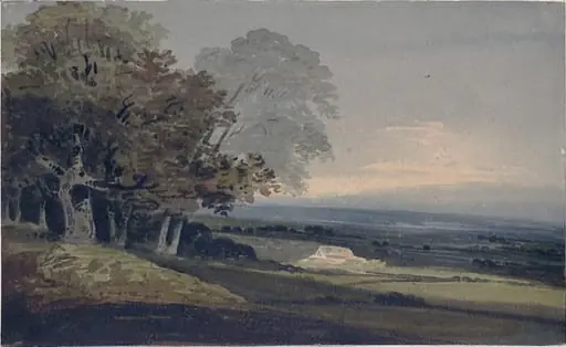 Landscape, by William Fleetwood Varley