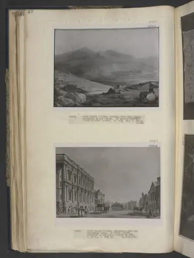 Snowdon from Moel Hebog, Beddgelert in the Valley, by William Fleetwood Varley