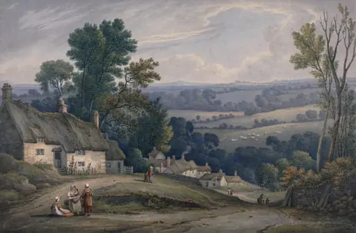Village of Egton Bridge, by William Frederick Wells