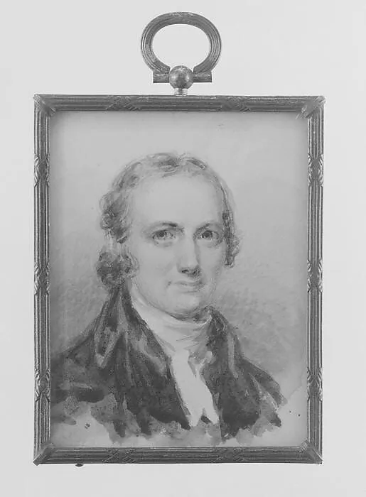William Ellery, by William G. Armstrong, watercolor, 1838