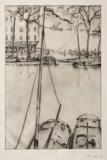 View in Rotterdam, by William George Reindel